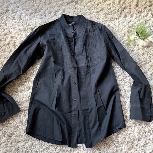 Other - Elegant Black Men's dress up, button-down, professional, casual Shirt Jacket. yo